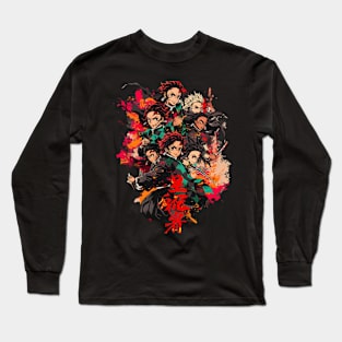 Demon Slayer Charming Characters Long Sleeve T-Shirt